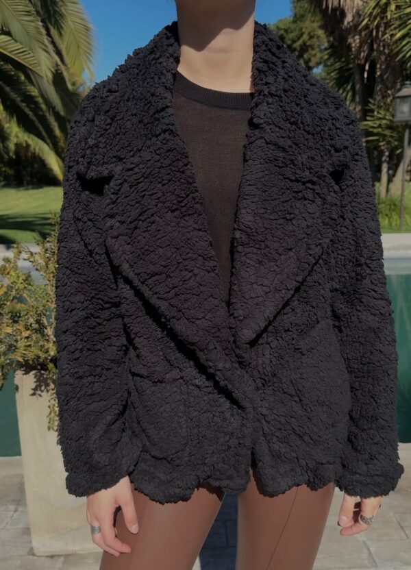 Abrigo teddy bolsillos - Imagen 7