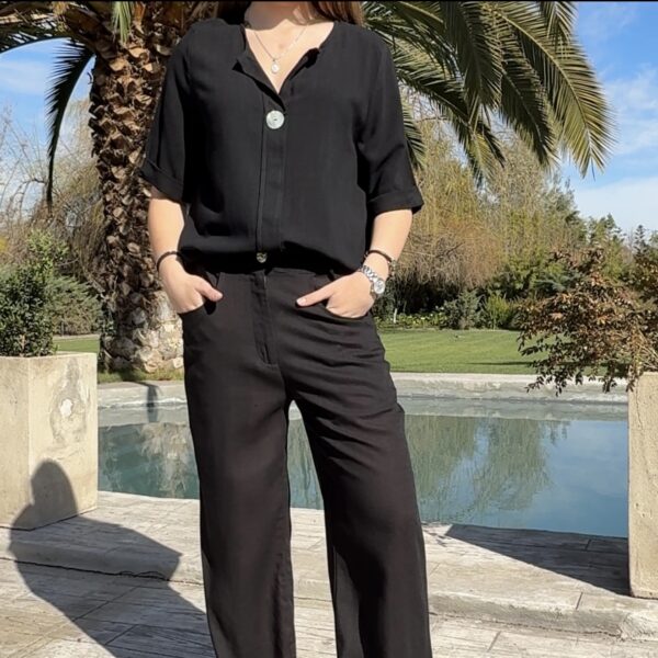 Blusa botón nacar - Imagen 3